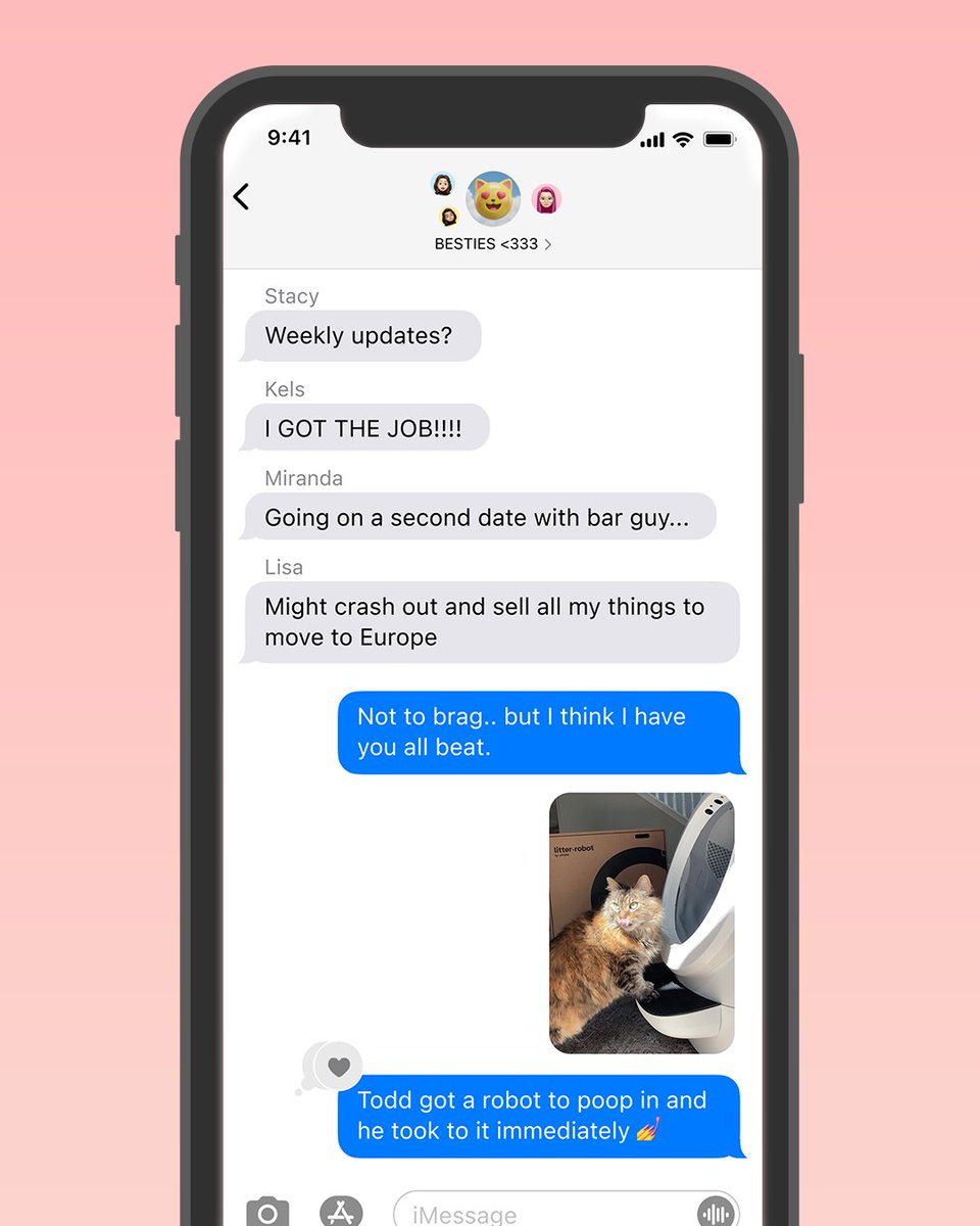 One of these updates is clearly more groundbreaking. Do we even need to say which one? 🤭

#Whisker #LitterRobot #CatParents