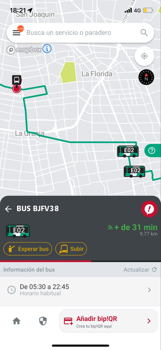 _nogh's tweet photo. @Red_Movilidad @DTPMet @BusesVuleSA 
Así es la frecuencia del servicio e02 en horario punta tarde? https://t.co/RlsCI6L3ie