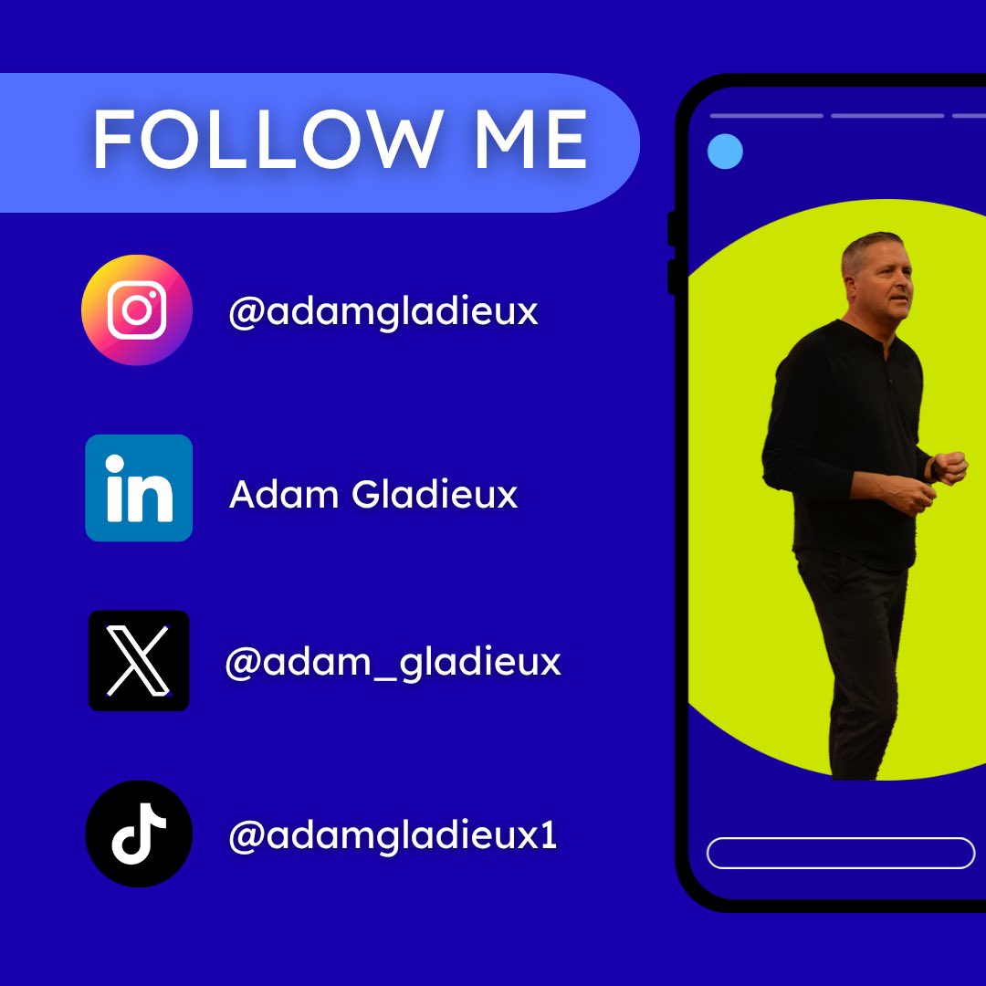 adam_gladieux's tweet image. Would love to connect with you on other social platforms too!

Follow me on Instagram, LinkedIn and TikTok 📲 

Excited to follow each other&apos;s journeys on there.