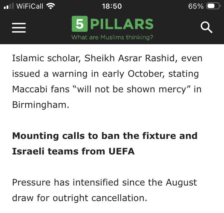 This is what <a href="/WMPolice/">West Midlands Police</a> gave into.
It is such a dereliction of duty that the chief constable should resign – it is his job to protect people from threats like this.
If he can’t see where his duty lies, he should go.