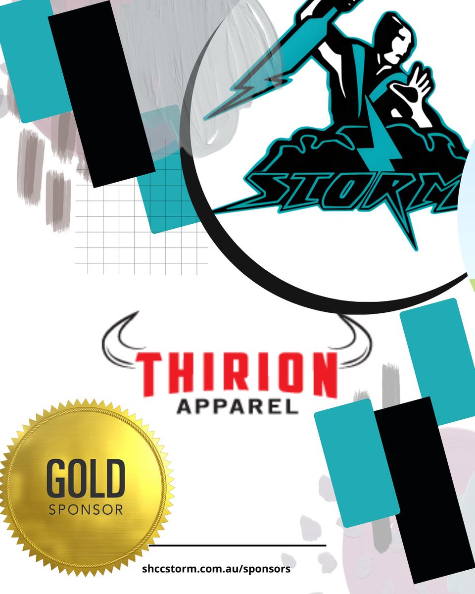 🦚🖤 Sponsor News 🖤🦚
We’re excited to welcome back Thirion Apparel as SHCC’s official apparel &amp; merchandise supplier for season 2025/26!

Quality, style &amp; performance – keeping the Storm family looking sharp all year. 🙌
👉 thirion.com.au/apparel/

#SHCC #GoStorm