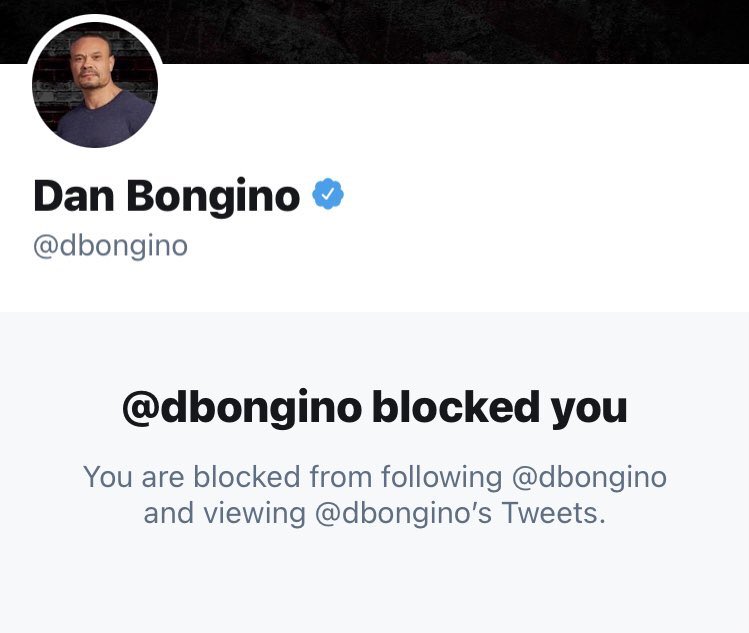 <a href="/FBIDDBongino/">Dan Bongino</a> Yeah, you’re super intimidating