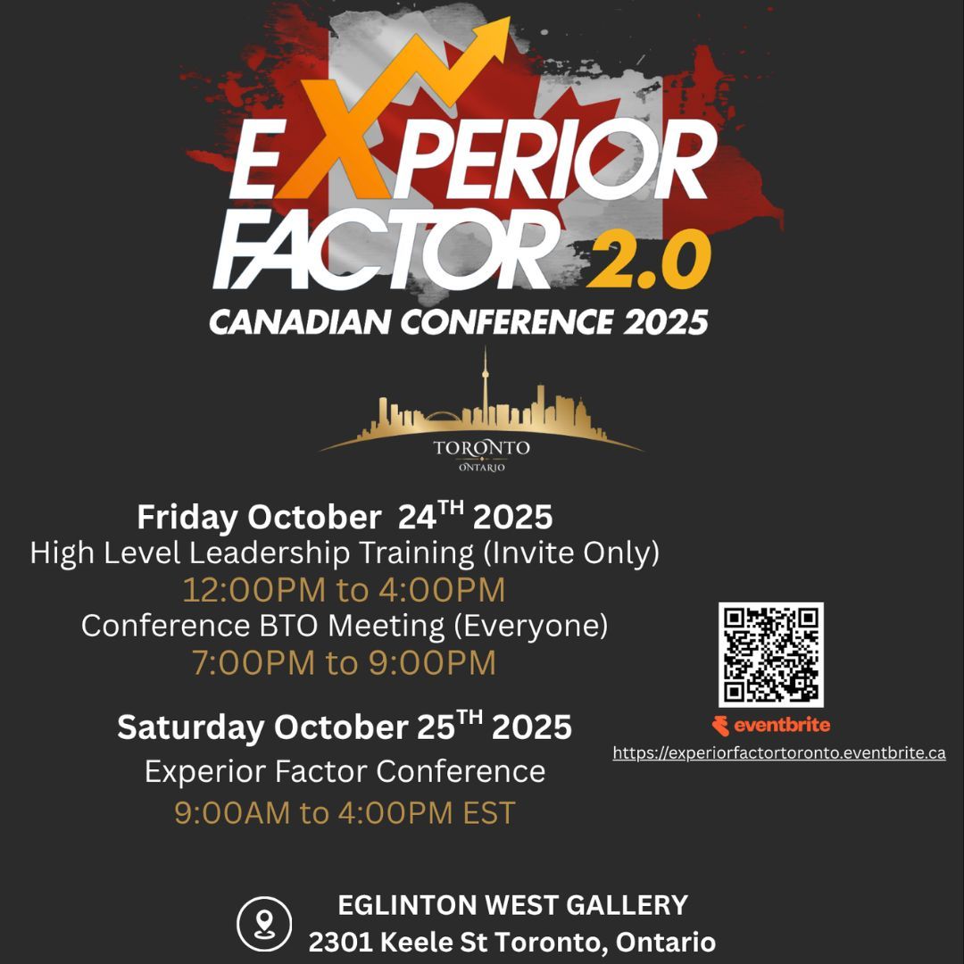 _Experior_'s tweet photo. Next stops: Calgary &amp; Toronto! 🚀

Expand your mindset, elevate your skills, and take your financial career to the next level.

📍 Calgary, AB – Oct 17–18
📍 Toronto, ON – Oct 24–25

🎟️ Reserve your spot today: https://t.co/XQmopVJDx3

#XpansionTour2025 #Calgary #Toronto #Careers https://t.co/uL7Q64jYIb
