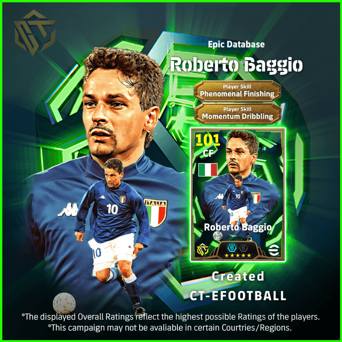 𝗥𝗼𝗯𝗲𝗿𝘁𝗼 𝗕𝗮𝗴𝗴𝗶𝗼】🇮🇹 Another epic card that in The