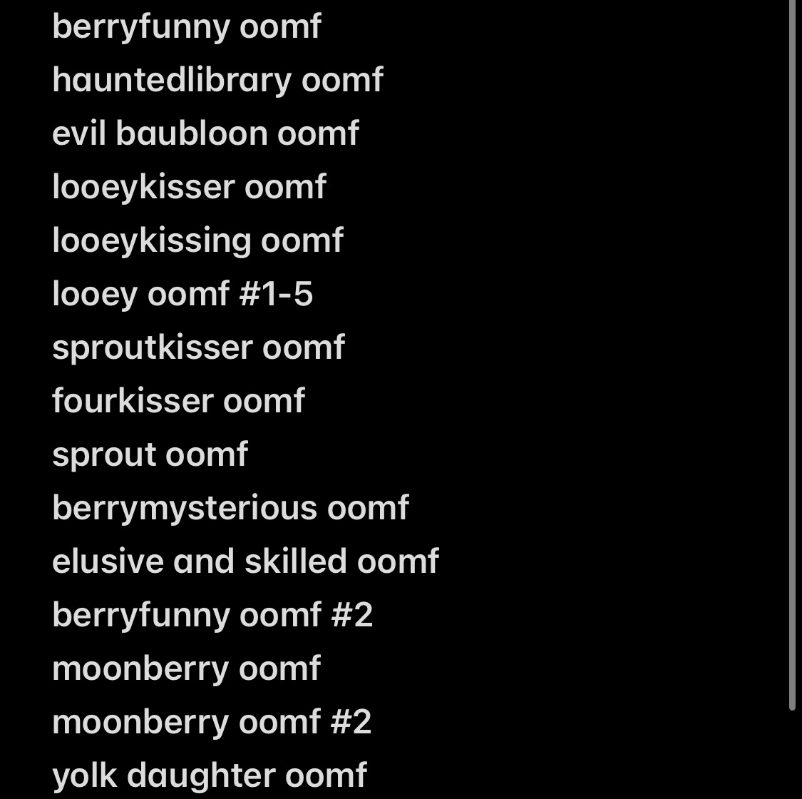 orcatnip's tweet image. off the top of my head, all the mutuals I'd last interacted with gulps and tugs collar