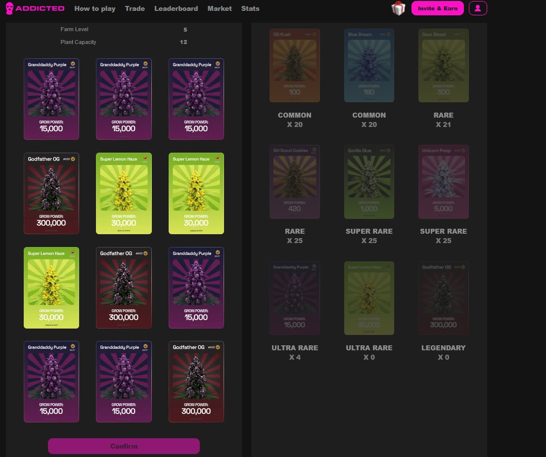 Give me the golden ticket guys, I didn't reach level 5 for nothing.
got my golden ticket for <a href="/addicteddotfun/">Addicted</a> season2
A little OG is added to my farm!
Join my Gang family ahahahah
Access code : J4S22222