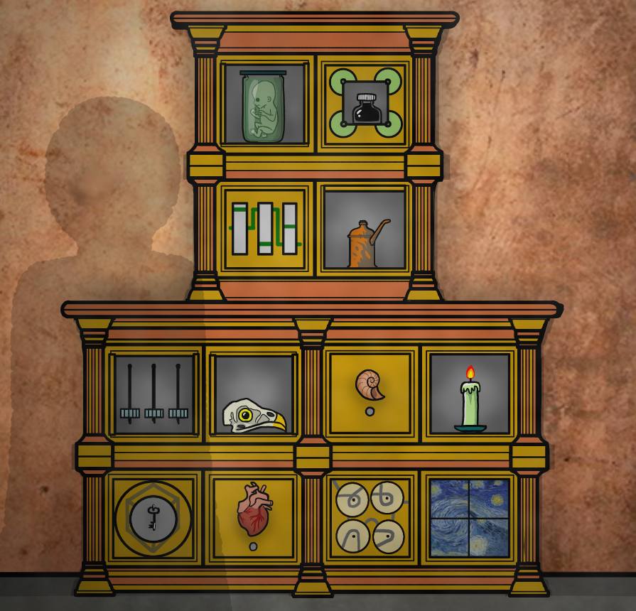 Day 16 of the #Laketober2025 with the theme "Cabinet of curiosities"!