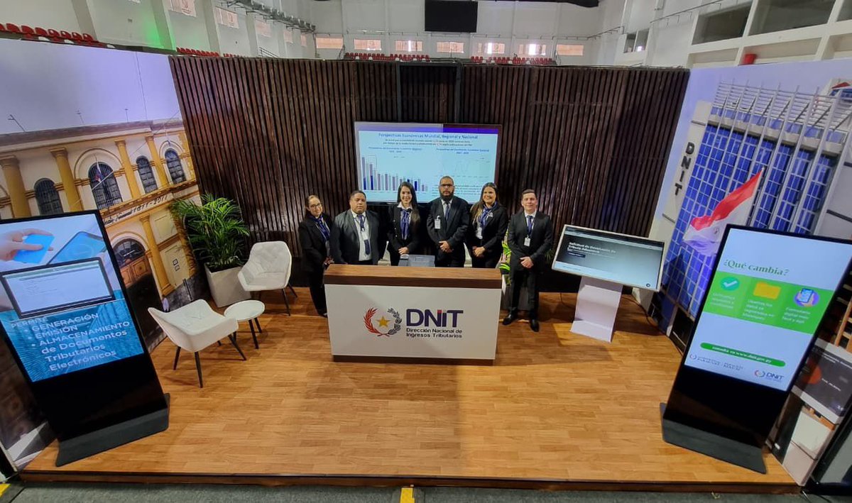 La DNIT está presente en la FEPY con un stand moderno, equipado con tecnología y personal especializado.