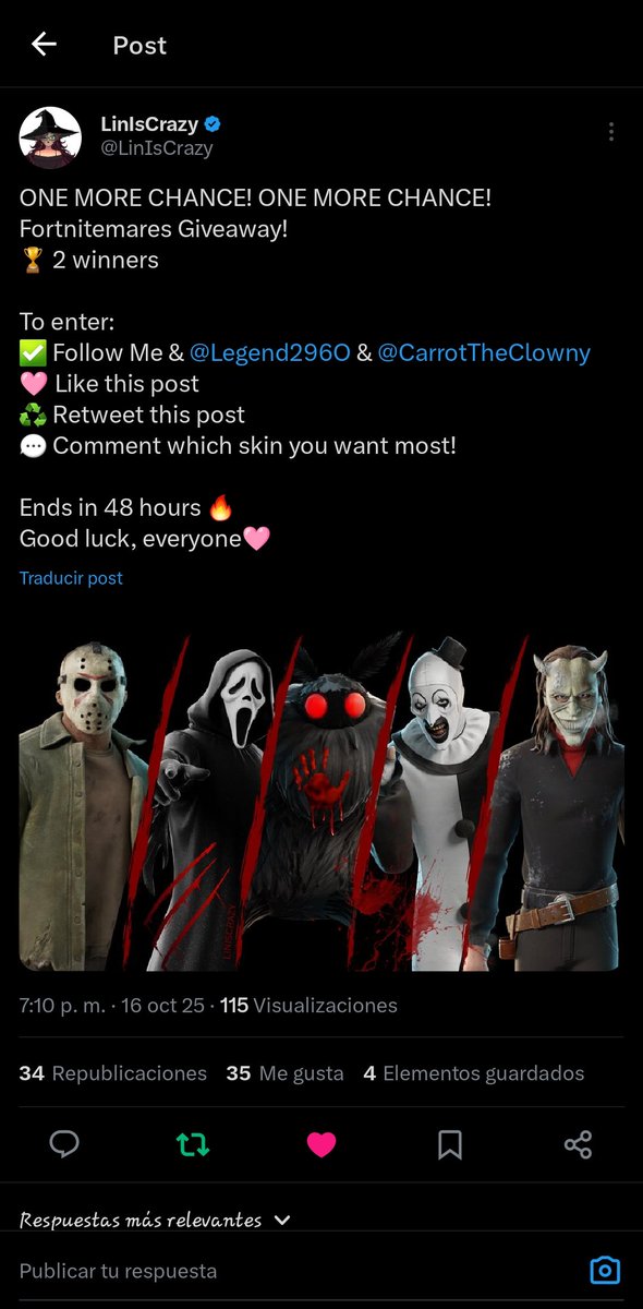 TOtugamer3's tweet photo. @LinIsCrazy @Legend296O @CarrotTheClowny Jason https://t.co/aWNIjJU5sD