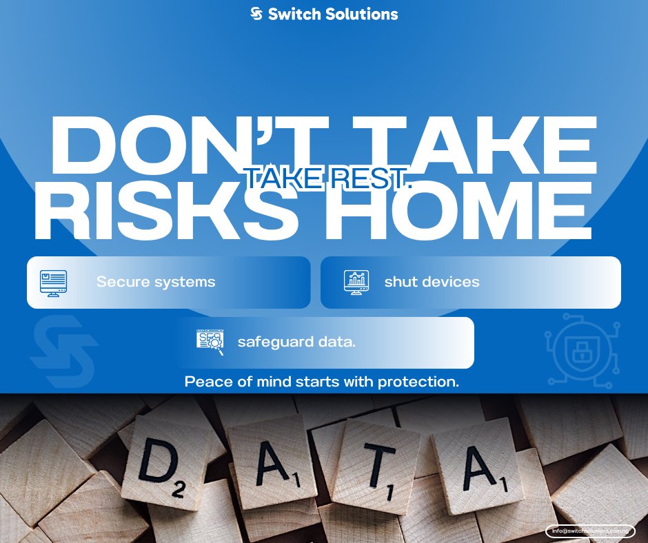 switchsolution_'s tweet image. Weekend ready?
Your data better be.
Always Secure Everything.
#DataProtectionNG
#CyberSecurityNigeria
#InfoSecNG
#SecureYourData
#DigitalSafetyNG
#PrivacyMattersNG
#DataSecurityFriday
#EndOfWeekSecurity
#StayCyberSafe
#NigeriaTechAwareness
#GuardYourData