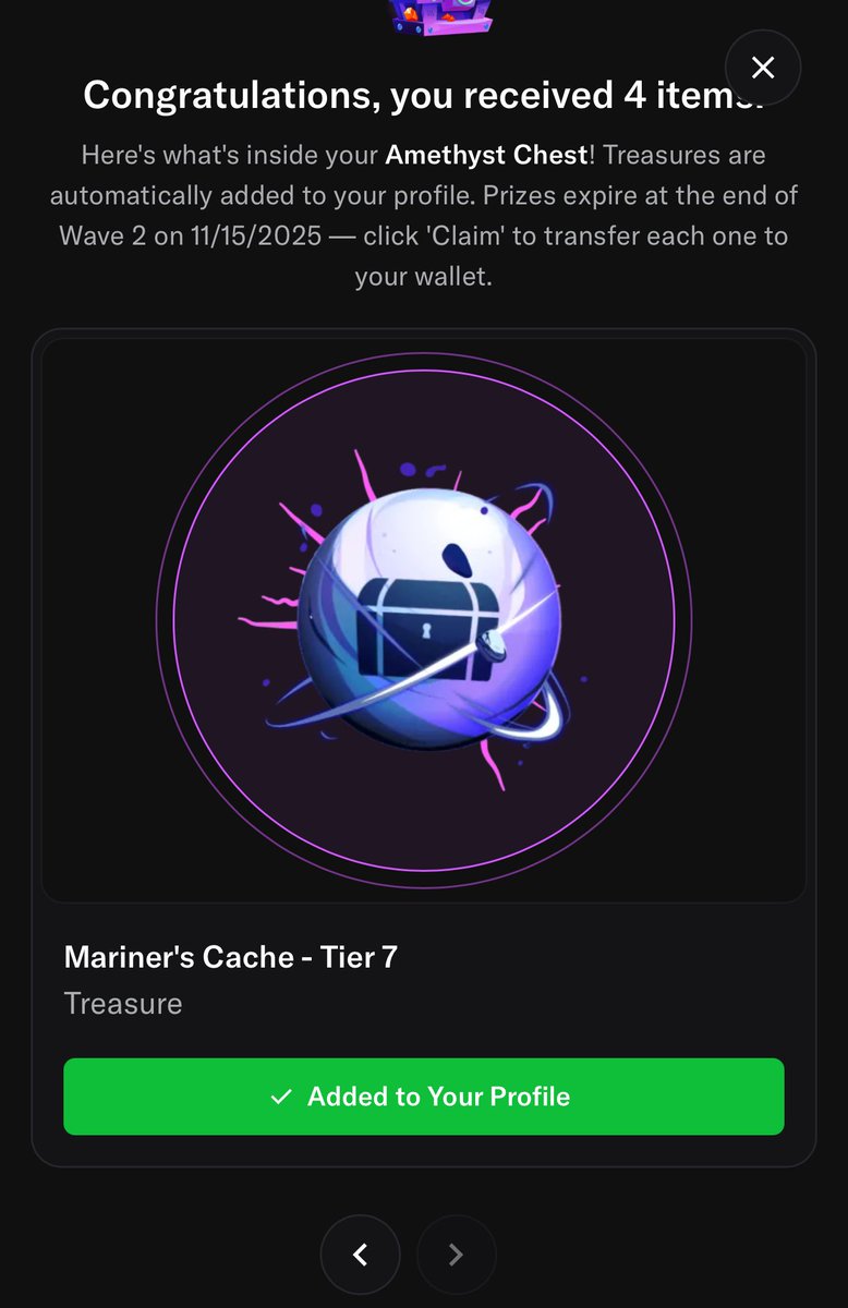 PIKASSO2140's tweet image. Opensea rewards are on
Go check what you got
I got 90$ for the amethyst chest which cost me arround 350$ fees.
0 Nft
$SEA