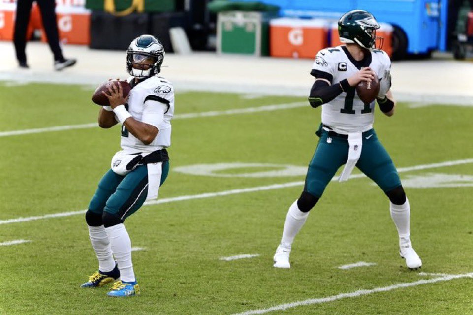 PhilaFanCentral's tweet photo. Hurts vs. Wentz is happening… https://t.co/MA6wIQxd7P
