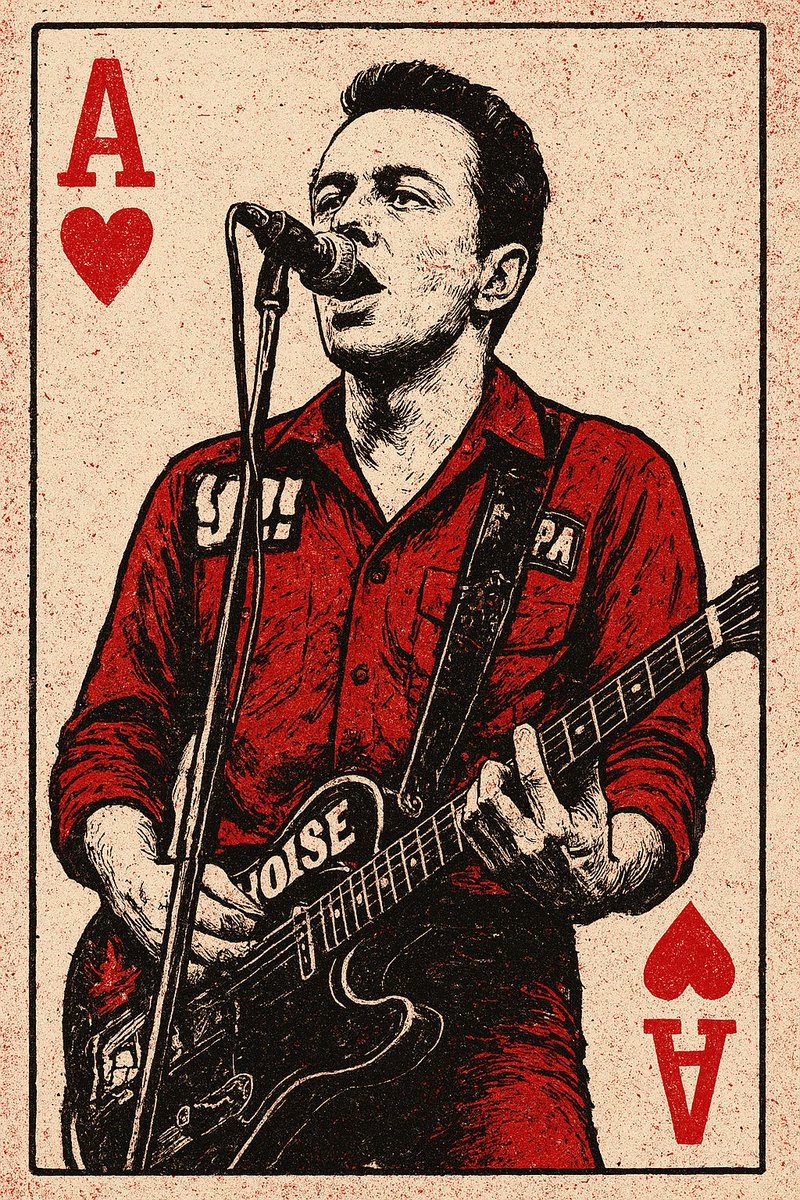freedom82003's tweet photo. Deck of Cards Punk Rock Series 
Joe Strummer #theclash #themescaleros https://t.co/iAL4tw0GNk