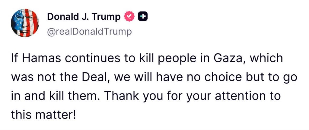 feestbrood's tweet image. Hier komt de aap uit de mouw. Het zogenaamde vredesplan van Trump (dat vanaf het begin al kansloos was want met Israël is vrede niet mogelijk) blijkt niks anders dan een set-up om de genocide nog harder voort te zetten en excuus voor de VS om zelf mee te doen aan die genocide.