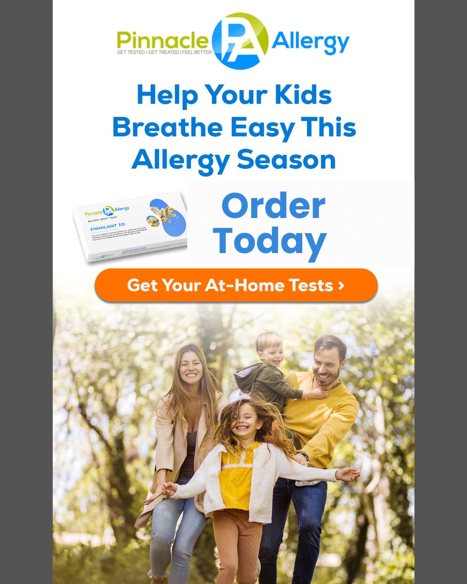 pinnacleallergy's tweet photo. Give your kids the freedom to enjoy the season without constant sniffles or sneezes.
Our at-home allergy test kit makes it simple, safe, and effective.
Order today and spend time outdoors instead of buying more tissue!
๐ทhttps://t.co/QX3T43aU2S
#GetTestedToday #AllergyMomCare https://t.co/mo2L3o3Od8