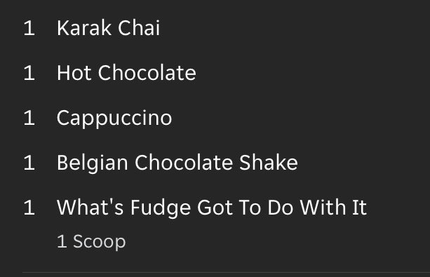 My only update for tonight is that I bought myself treats and some warm drinks and im feeling happier yippee! And yes I am a greedy fuck no I am not sorry 😊💛