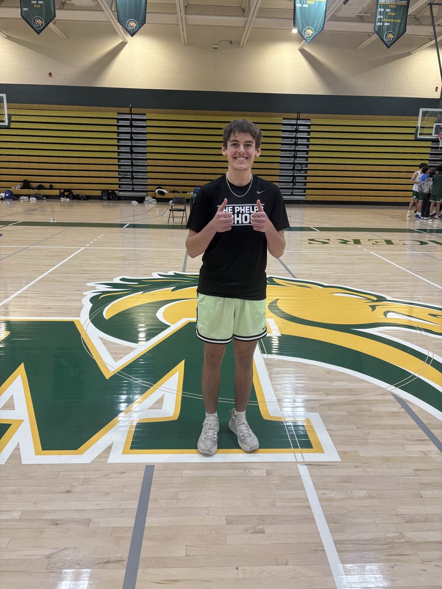 I really enjoyed my visit with <a href="/MarywoodMBB/">Marywood Men's Basketball</a>! It was so great to meet everyone and see the campus! Thanks <a href="/CoachJSho/">Jon Showers</a> for having me!