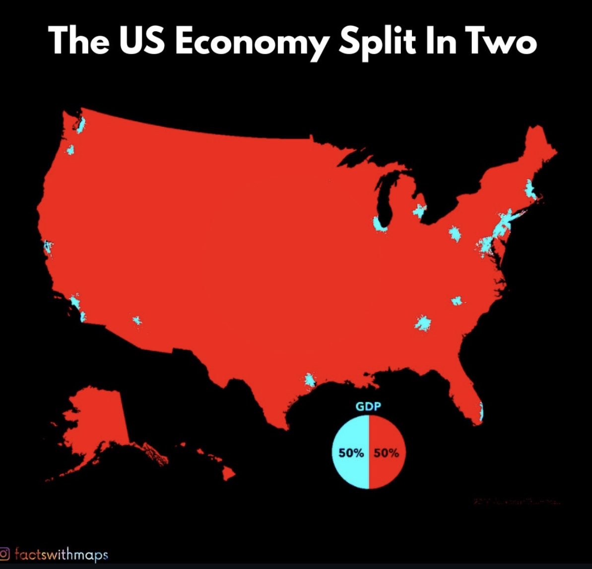MarkLevineNYC's tweet image. Every person in American politics should be forced to look at this map