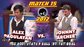 Premiering tonight at 8pm EST - 8-BALL: ALEX PAGULAYAN vs JOHNNY ARCHER - 2012 MAKE-IT-HAPPEN

Billy Incardona and Danny DiLiberto call the action. 
Pat Fleming will be in the chat room. 

youtu.be/XCMV16_0bLs