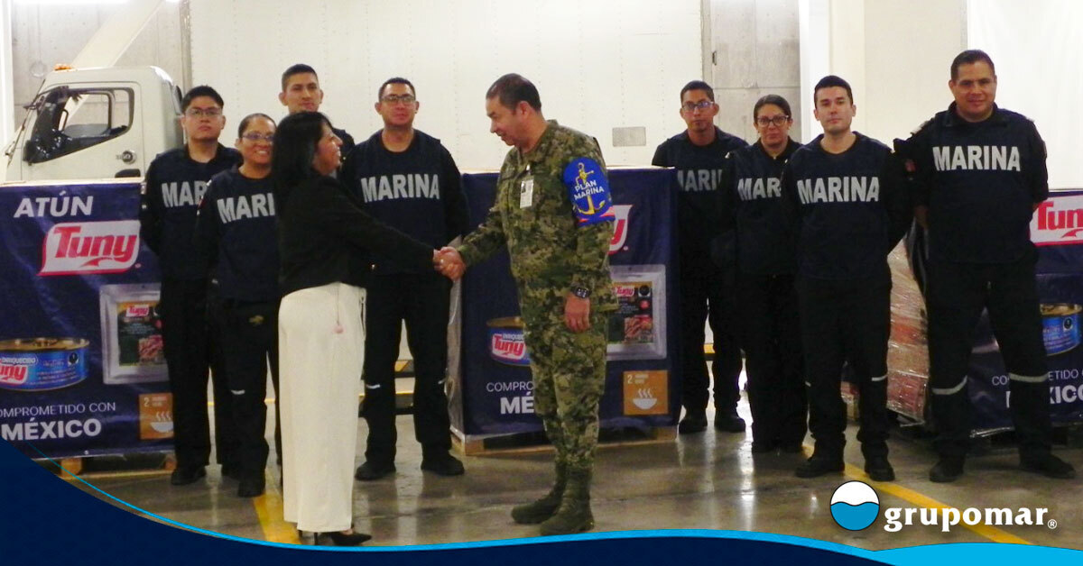 En solidaridad con las familias afectadas por las fuertes lluvias, nos sumamos a la <a href="/SEMAR_mx/">SEMAR México</a>  para donar más de 12,000 latas de atún Tuny®.

La ayuda será distribuida en las comunidades que más lo necesitan. Nuestra total solidaridad con todos los afectados. #FuerzaMéxico