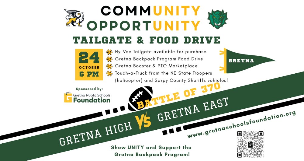 Gretna Public Schools Foundation Hosts CommUNITY Event Supporting Local Families gpsne.org/o/district/art…