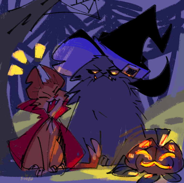 We don't do Halloween in my country but uhh *pukes this and runs away * #warriorcats #doo