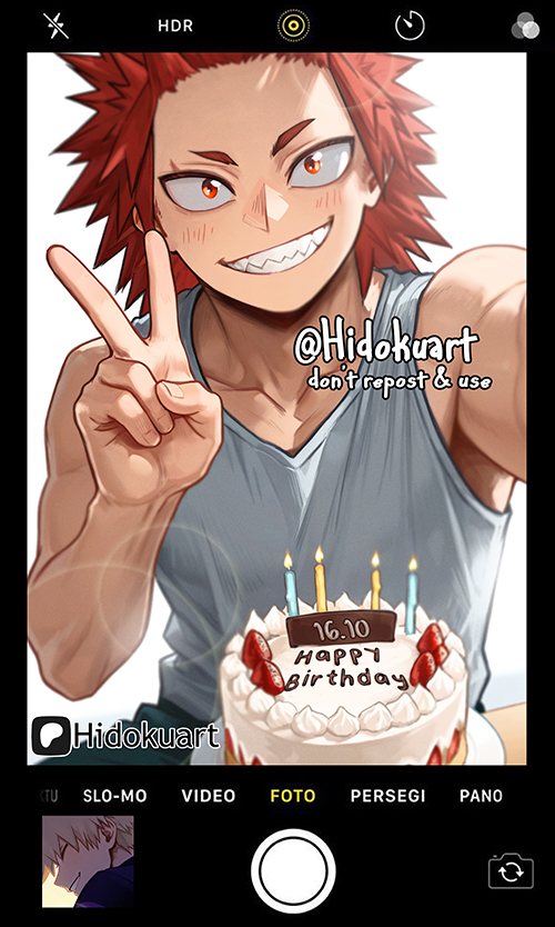 #kirishima #切島鋭児郎生誕祭2025
Managed to finish just in time — talk about manly dedication! 😤Our favorite red rock deserves all the love today! ❤️
patreon.com/cw/Hidokuart