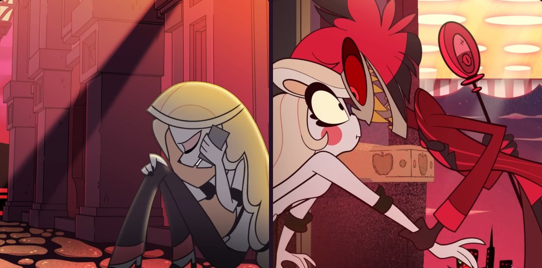 ~When someone comes into your life and revives your hopes and dreams~
As a double parallel bonus, Alastor left Vox for refusing to be controlled, and found trust in Charlie instead.