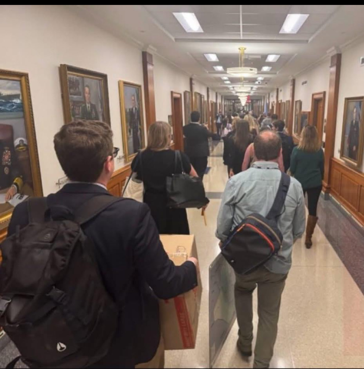 TrumpsHurricane's tweet image. Dozens of reporters walked out of the Pentagon after rejecting Secretary of War Pete Hegseth’s new media access rules.

Does Anyone Even Care ??  What Are Your Thoughts ??