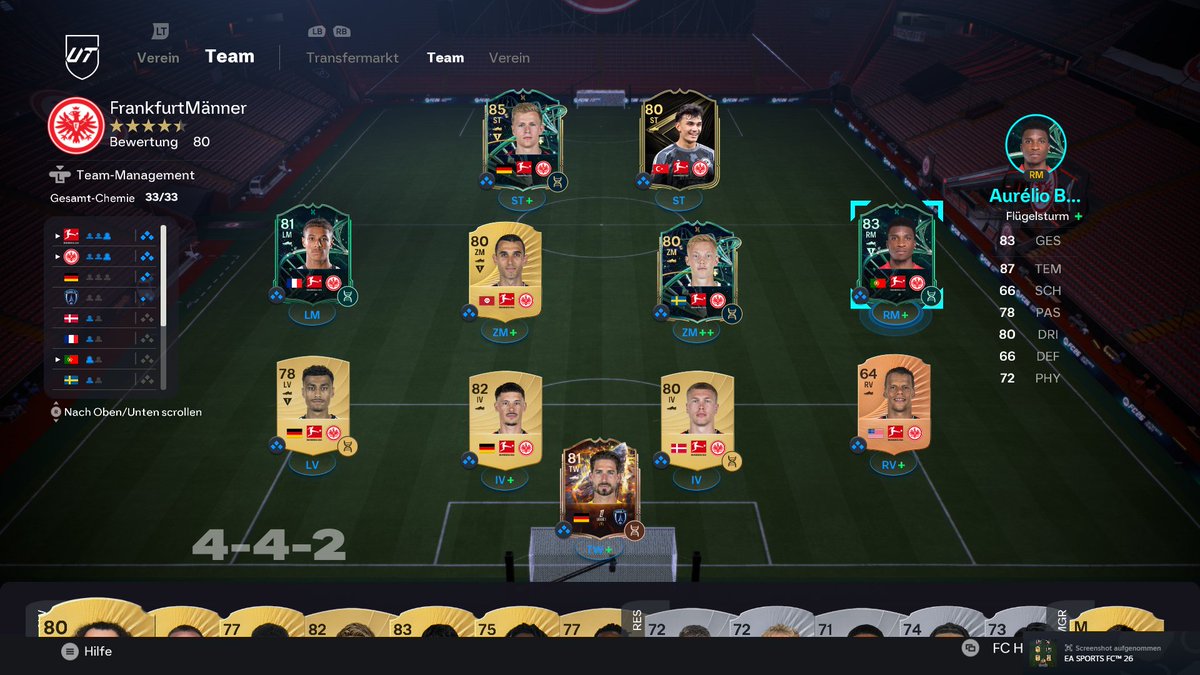 Dani5ooo's tweet image. #Trapp&apos;o erstmal den #Fingerspitzen Playstyle gegeben und dann als &quot;Full Chem&quot; transformiert für perfekte links 😎

#EAFC26 #EAFC #FUT26 #UT26
#SGE #Eintracht #Frankfurt
