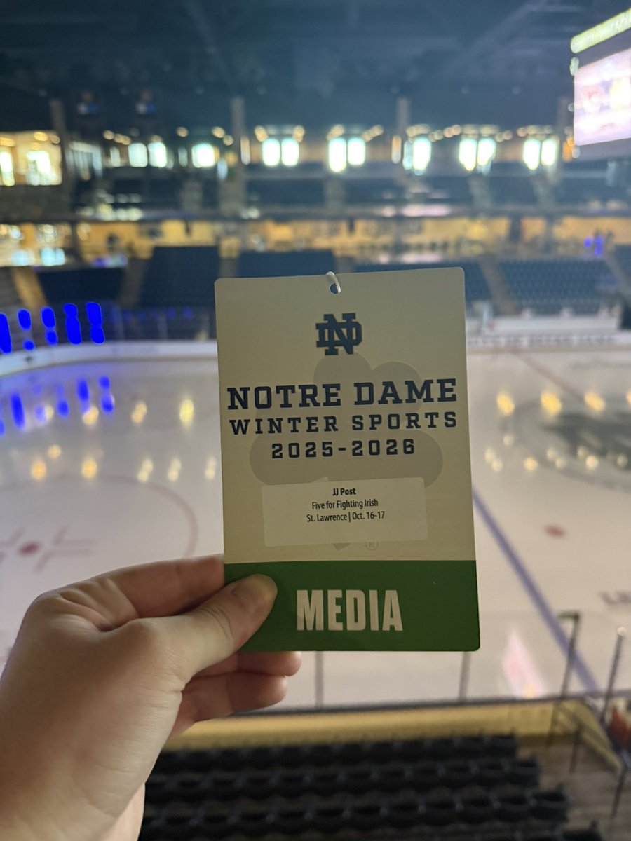 News: <a href="/FFFIHockey/">Five(?) for (Chaos) Fighting Irish</a> (probably) makes history, becoming the first individual WVFI radio show to be credentialed, represented by a since-graduated show alumni, at a varsity Notre Dame sporting event. Emphasis on the probably.