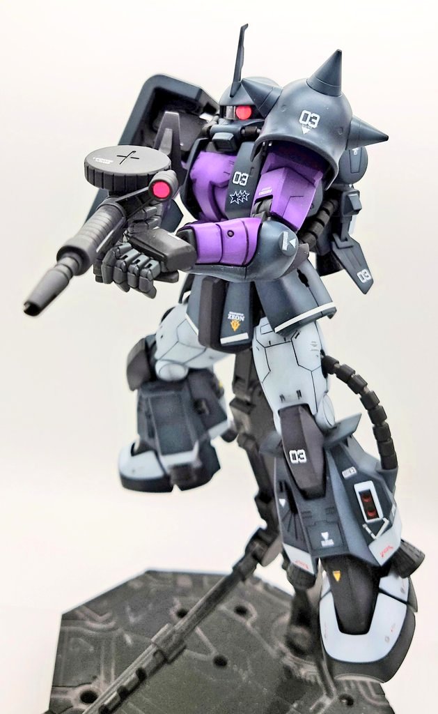 おはようございます(⁠^⁠o^⁠)✨️花の金曜日。今週も最後の直線に入ってきました🏇天気も回復してよい週末になりそうです☀安全第一で駆け抜けましょう🎵本日もよろしくお願いします😊👍🍀
#ガンプラ
#MG
#MS06R1A