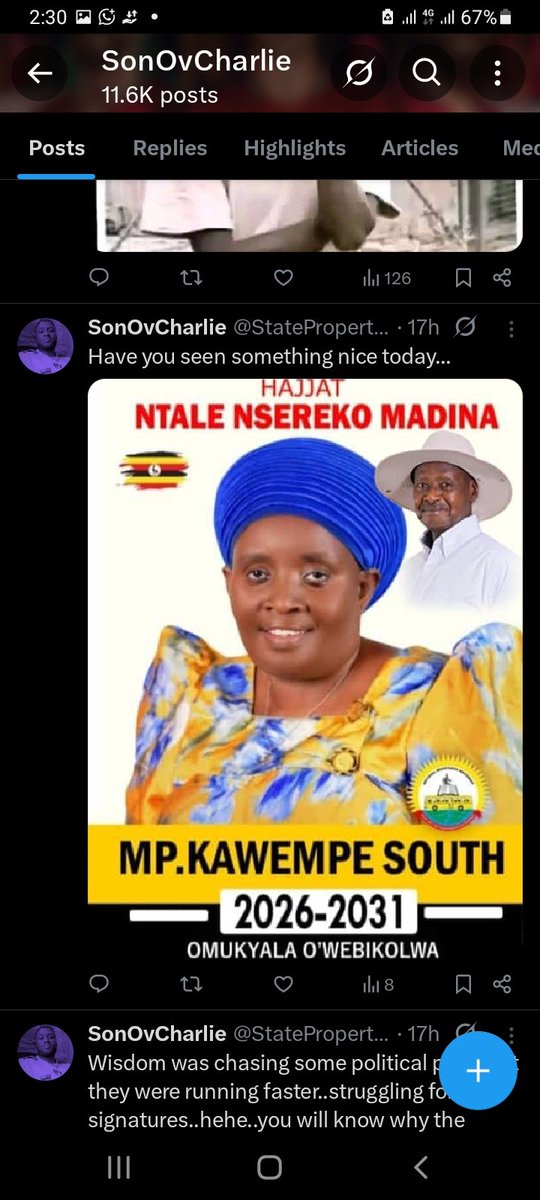 StatePropertyUg's tweet photo. I know you will talk but truth be told, she deserves better..kawempe South will shine with her...redeem yoselbes dear ones...you will thank me later.. https://t.co/LSBLkYiTQv