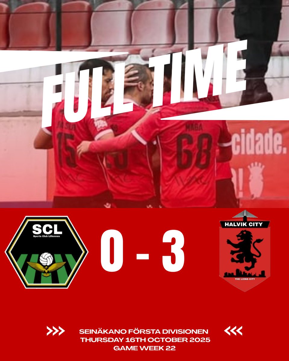 HalvikCityFC's tweet photo. We finally put points on the board. Goals from Rory Mason 14' and Gudmund Ingebritson 44', 66'
#SKJHAL | #SeinäkanosFinest https://t.co/fFRWghdDCz