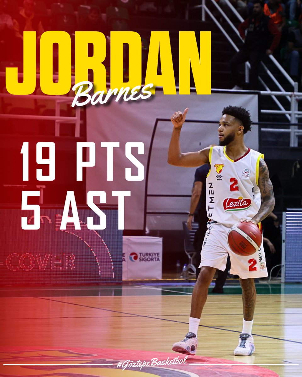 Her şey kontrol altında <a href="/Jbtoocold/">Jordan Barnes</a> 👍🏽

#GöztepeBasketbol #GuardiansofIzmir