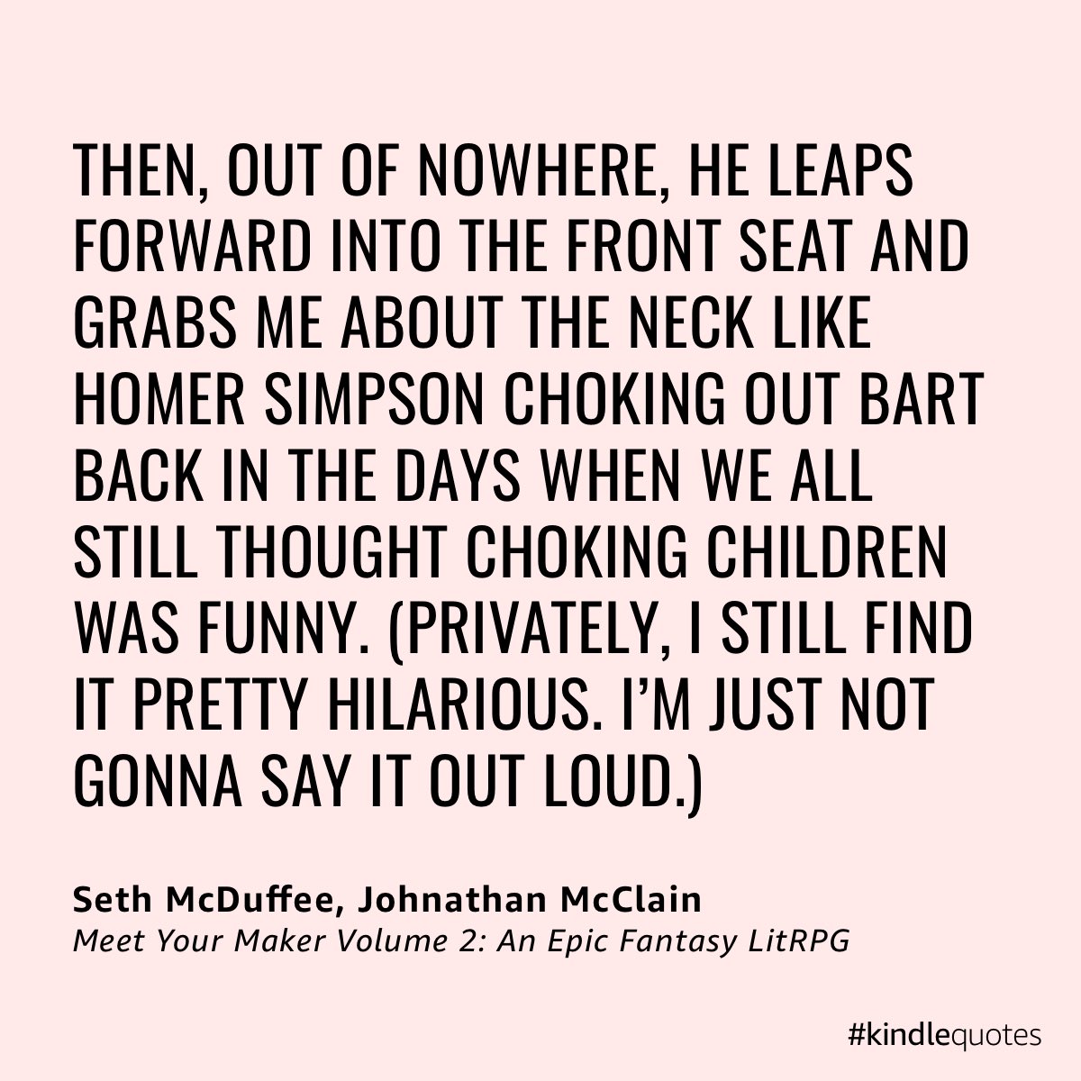 Laughing at this new audiobook by Seth McDuffee and Johnathan McClain. ⁦<a href="/podium_ent/">Podium Entertainment</a>⁩ produced another gem in the Meet Your Maker series! a.co/aSZBrWO