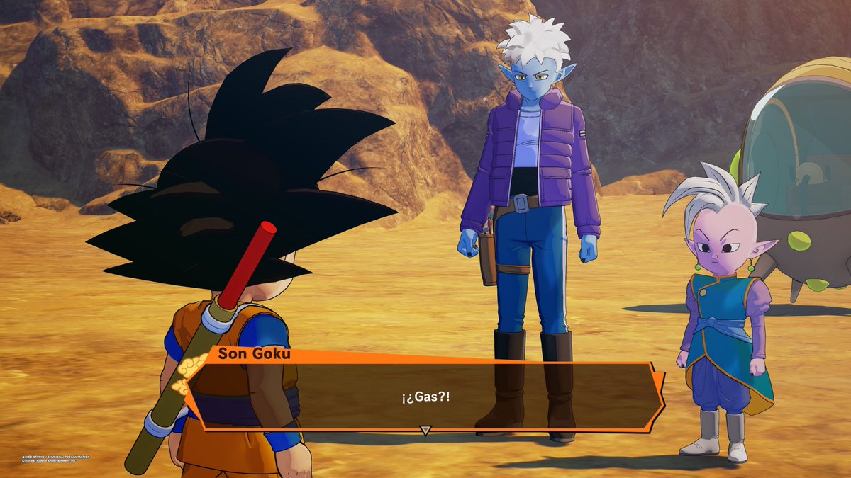 Tierra100able_'s tweet image. No Goku ese no existe porque no lo animan no te asustes