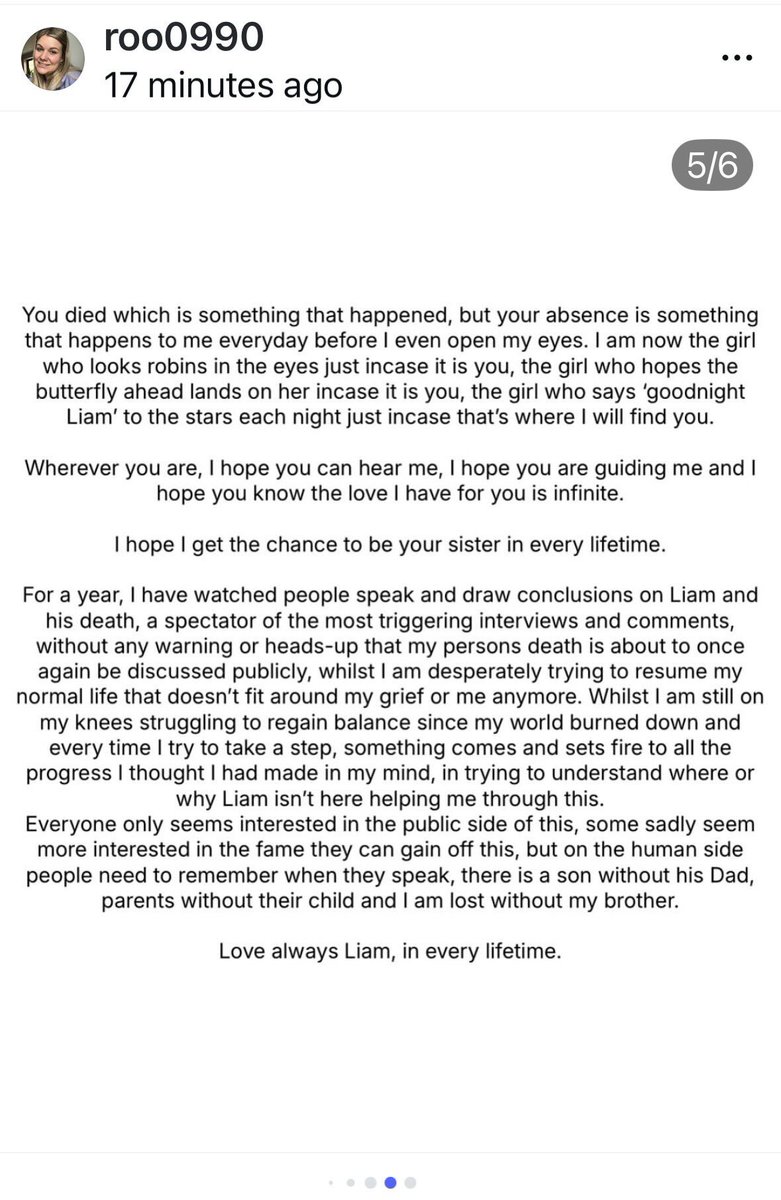 “some sadly seem more interested in the fame they can get off this,” 🥺 they see everything, and they know. It breaks my heart, though, to know that they’re struggling to survive while watching others use Liam’s death as a tool for social climbing.