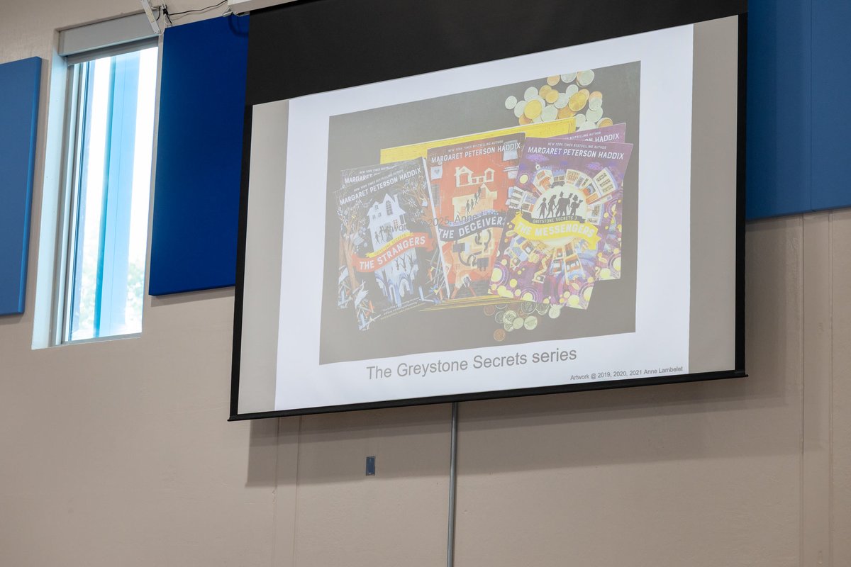 We were thrilled to welcome author Margaret Peterson Haddix to <a href="/FieldD205/">Field Elementary 205</a>! 

Thank you for spending time with our students and sharing your love of books and writing with our school community.

#WeAreD205