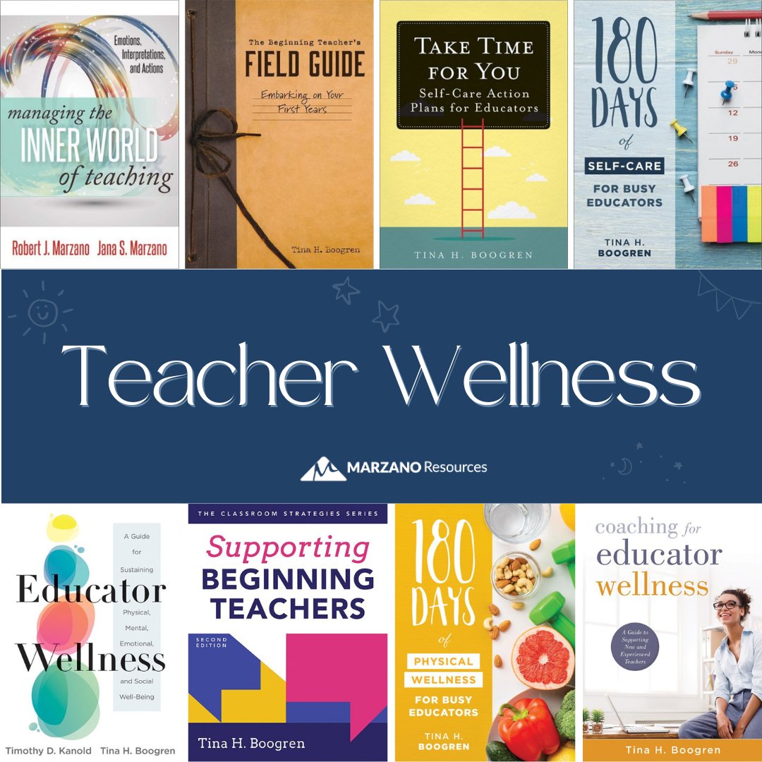 MarzanoResource's tweet photo. Educator well-being is crucial for a positive school culture. Whether you’re a #Teacher seeking self-care strategies or an #EdLeader aiming to improve staff morale, we’ve got you covered. 👍

🔗: https://t.co/TNsMCJFHur

#TeacherLife #SchoolWellness #Education #MarzanoResources https://t.co/MGZtHKbaCn