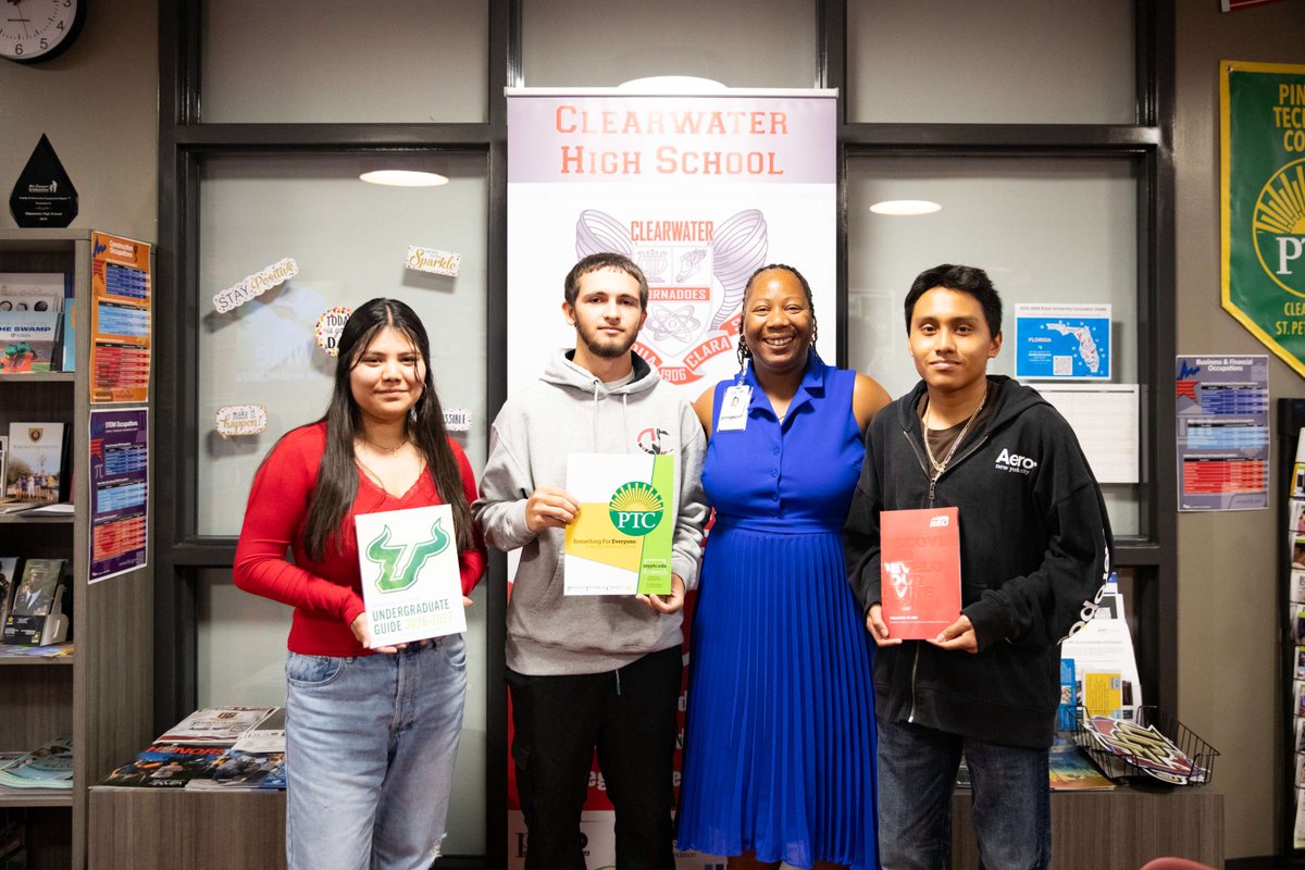 Andrea Ewing-Watson’s story is one of strength, compassion, and perseverance. 👏 Now a College &amp; Career Coordinator at Clearwater High, she helps students believe in their future, just like she believed in hers. Learn more about Andrea: pcsb.org/togetherpcs. #PCSProud