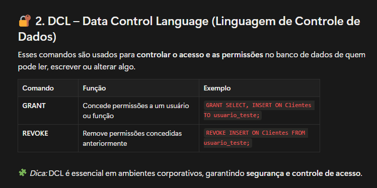 codedreams_'s tweet image. 🟡 Da séria série &quot;SQL&quot; - OS 4 GRUPOS DE COMANDO

No SQL, os comandos são organizados em 4 grupos principais, cada um com um propósito essencial dentro do banco de dados.

Entender essa divisão é o primeiro passo pra dominar consultas e manipulação de dados.

Link do Notion:…