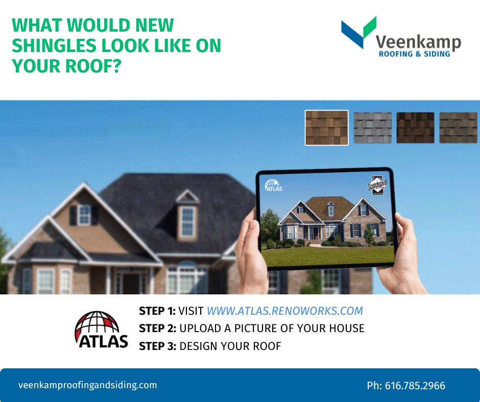 Veenkamp2270's tweet image. 🏠 Dreaming of a new roof? Now you can see it before you buy it with the new Roof Visualizer Tool from our partners at #AtlasRoofing!

1️⃣ Go to 👉 atlas.renoworks.com

Design your dream roof today with confidence! 🔨✨
#RoofVisualizer #DesignYourRoof #VeenkampRoofingAndSiding