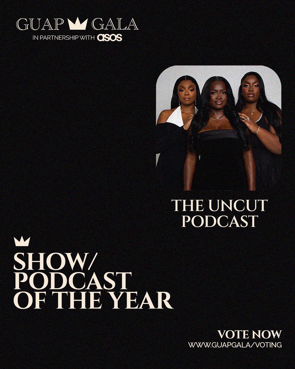 been nominated for a guap gala award 🙏🏾