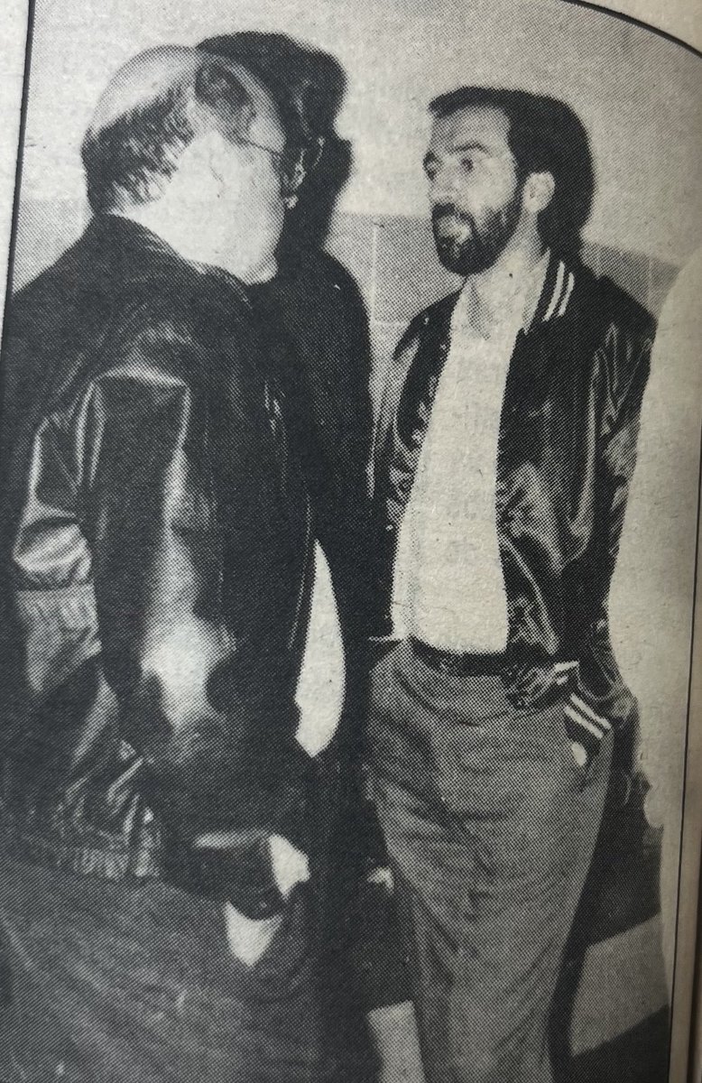 Don Elías Wated y Nassib Neme, en 1992.