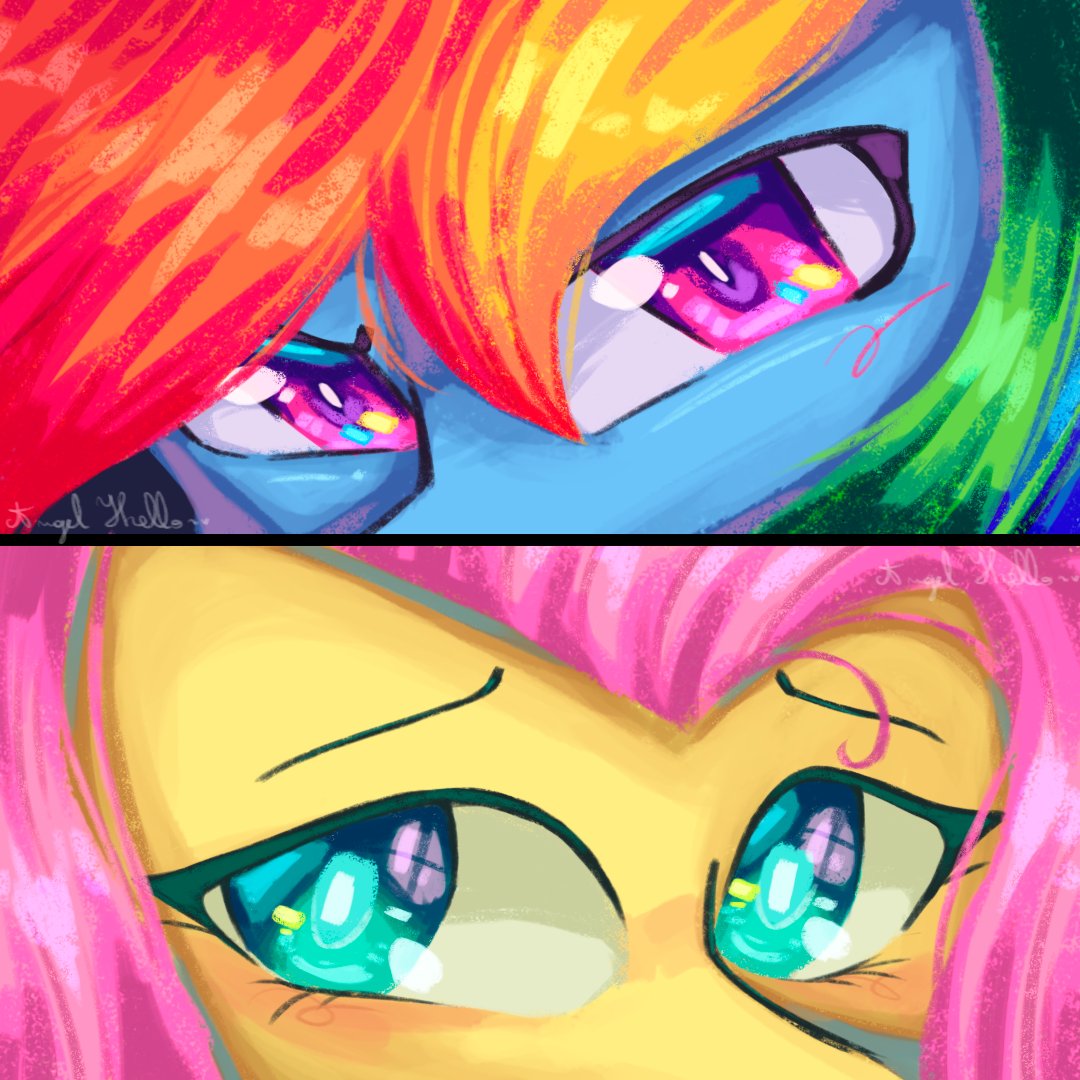 _AngelHello_'s tweet photo. 🌈🦋MLP Eyes P1🌈🦋

#MyLittlePony #MLP #Fluttershy #RainbowDash #MLPFanart #PonyArt #PonyEyes #DigitalArt #MLPArt #Drawing #Art #Fanart #CuteArt #MLPEdit #MLPAnimation #MLPCommunity #Brony #Pegasister #AestheticArt #ColorfulEyes #eyes https://t.co/ahcSrFgczE