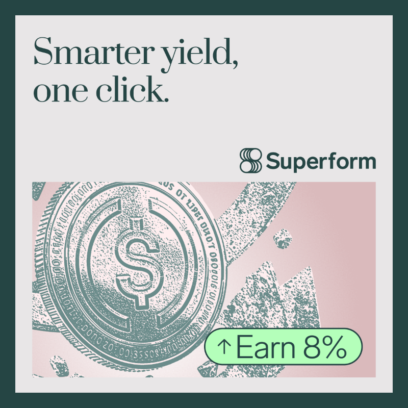 superformxyz's tweet photo. Smarter earning starts here. Superform V2.