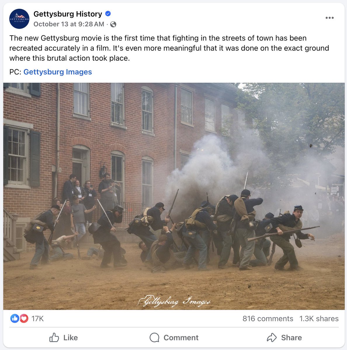 Alright, so if you haven't seen the drama yet, there was a movie that was shot in Gettysburg this past weekend. Part of the shooting involved a transformation of Baltimore Street in front of the Shriver House (which I did a video on awhile back, by the way) to look like 1863.