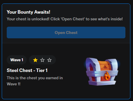 NFTFundastic's tweet photo. anyone else with a dead @opensea "open chest" button? https://t.co/BaY3peZz2s