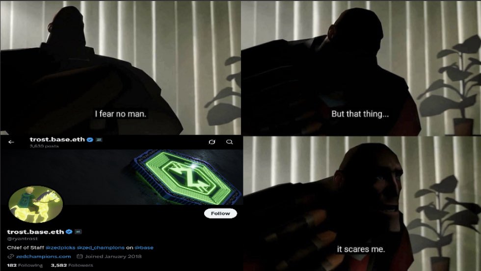 POV: ur a Clout farmer who thought they were gonna climb the <a href="/zed_champions/">ZED CHAMPIONS</a> leaderboard with mindless posts boosted by bots and Telegram engagement groupchats